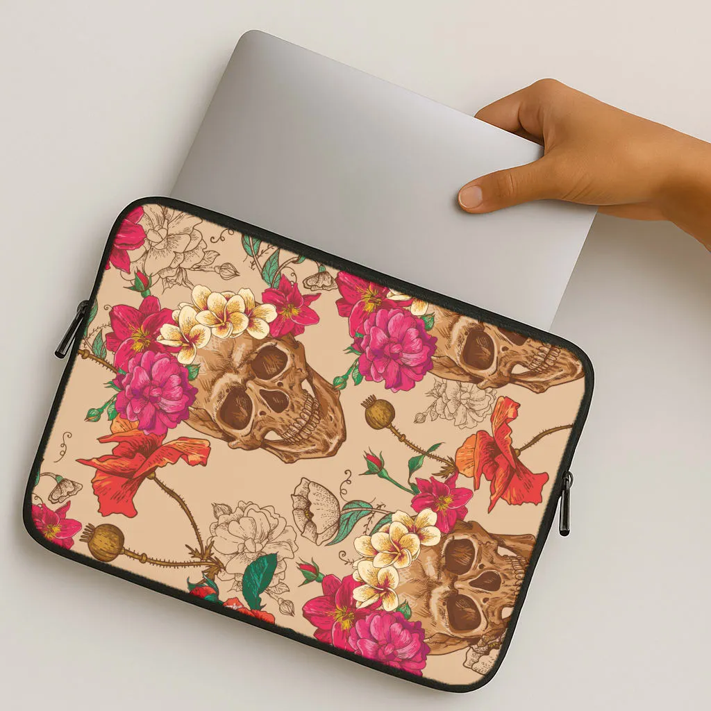 Subtle Touch Calavera - Halloween Laptop Sleeve
