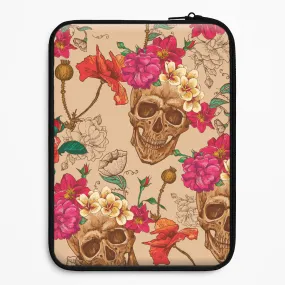 Calavera - Halloween Laptop Sleeve Elegant Texture Layer