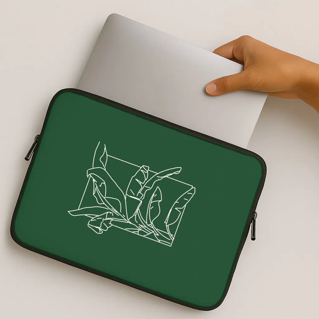 Green Leaf - Foliage Laptop Sleeve Creative Style