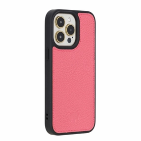 Modern York MagSafe Leather Case ?C iPhone 15 Pro Max, Fuchsia Crystal Finish Refined Craftsmanship