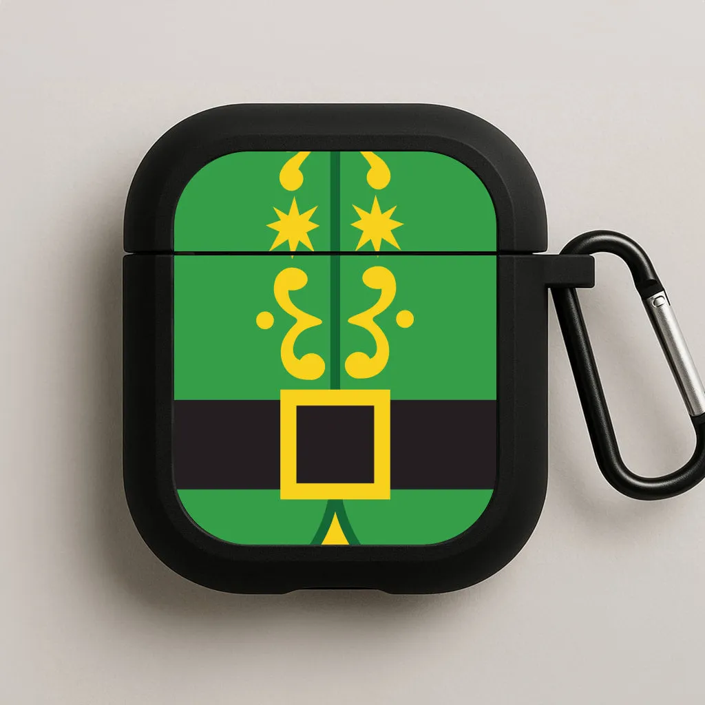 soft ergonomic neon travel protector Elf Costume AirPods Case