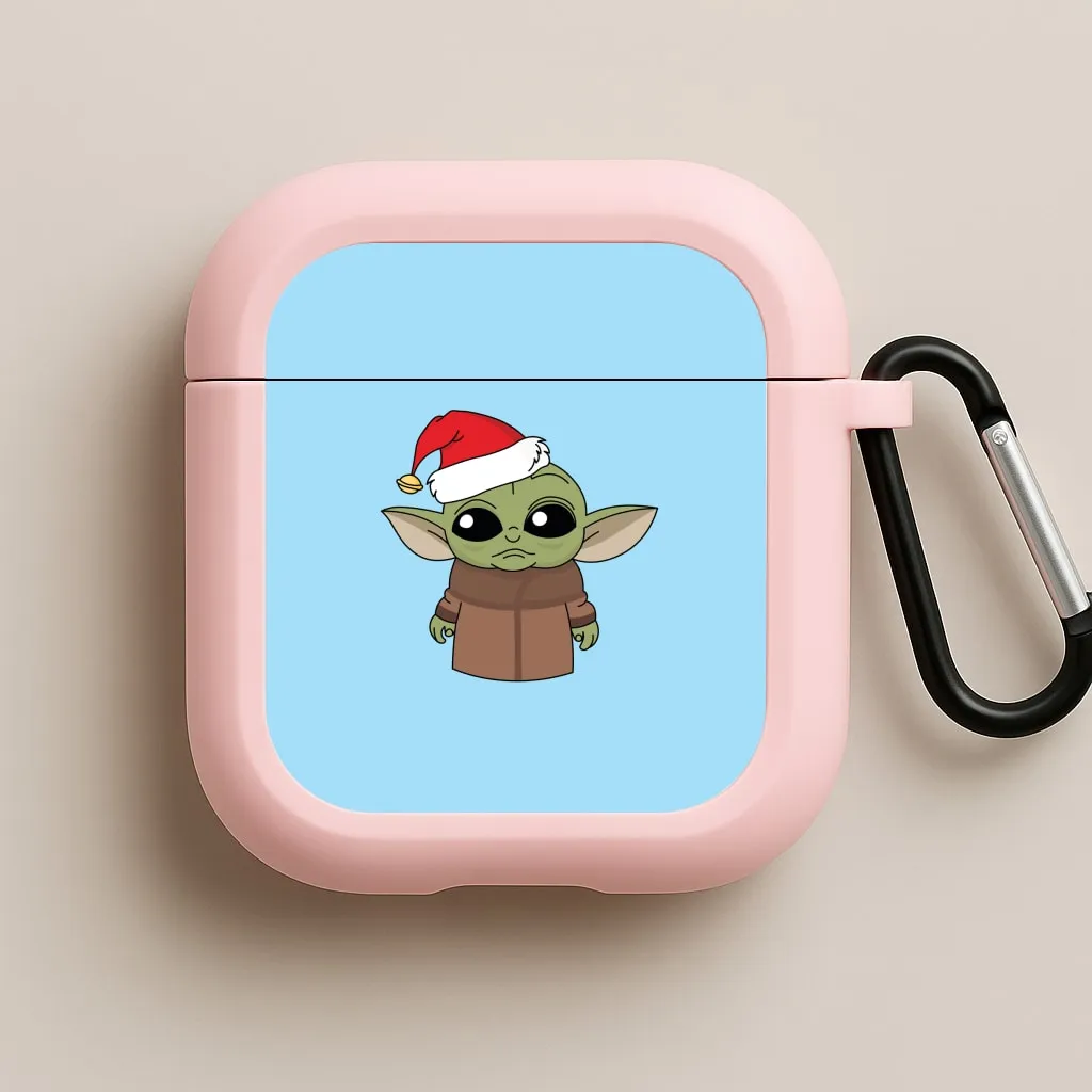 Lightweight Travel Holder Durable Protective Organizer Baby Yoda AirPods Case