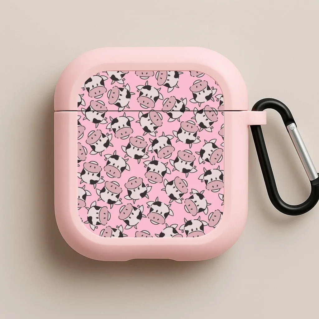 premium grip texture Cows - Animal Patterns AirPods Case