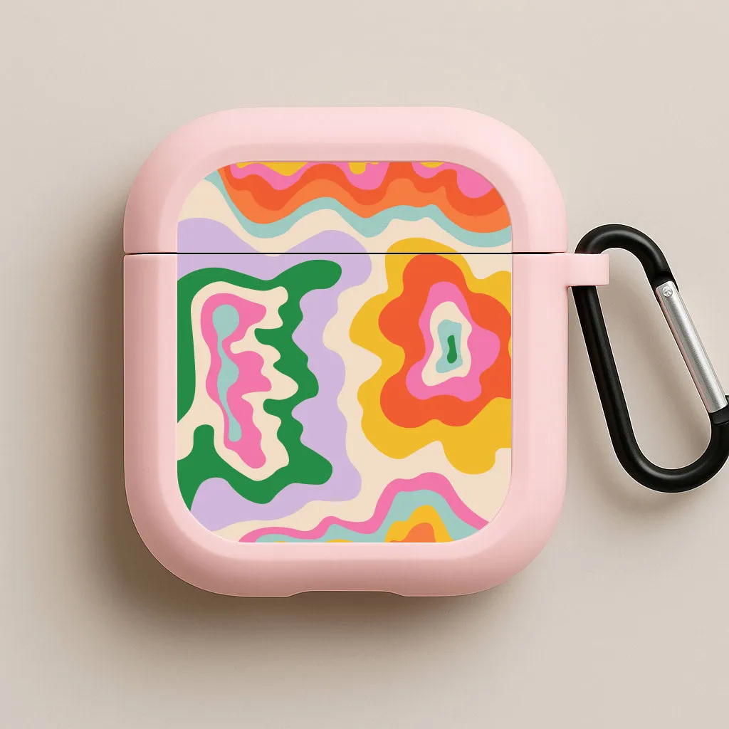 Durable Daily Holder Abstract Patterns 25 AirPods Case