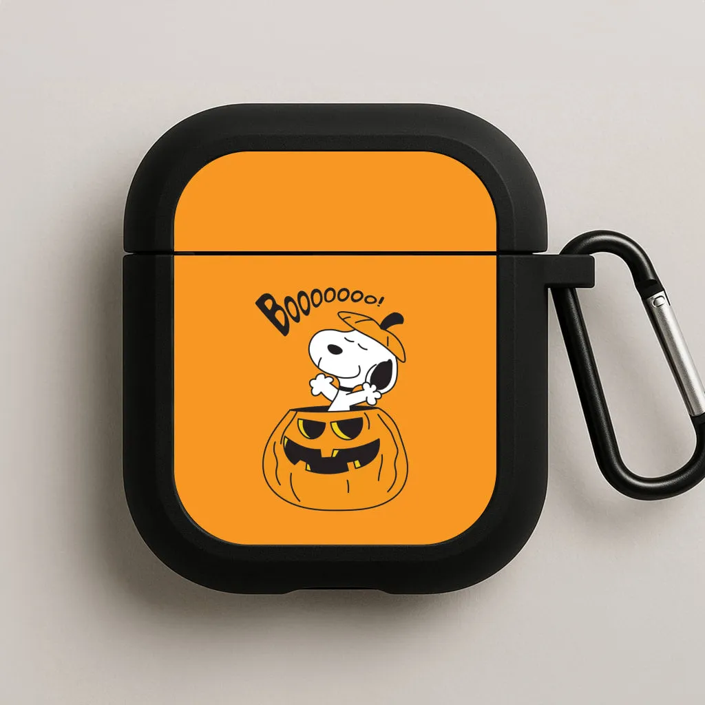 Cartoon Beagle Pumpkin AirPods Case Durable Clip Hook Waterproof Earphones Pouch