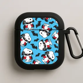Soft Silicone Pouch Cartoon Beagle Vampire And Bats Pattern AirPods Case