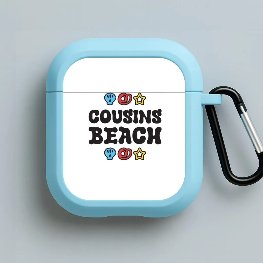 Cartoon Cousins Beach AirPods Case fashion airpods accessory