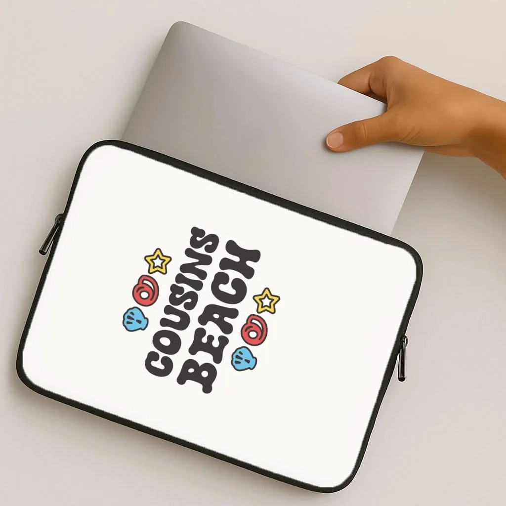 Wear resistant Cartoon Cousins Beach Laptop Sleeve