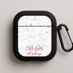 Catch Flights Not Feelings Collage AirPods Case customizable airpods shell
