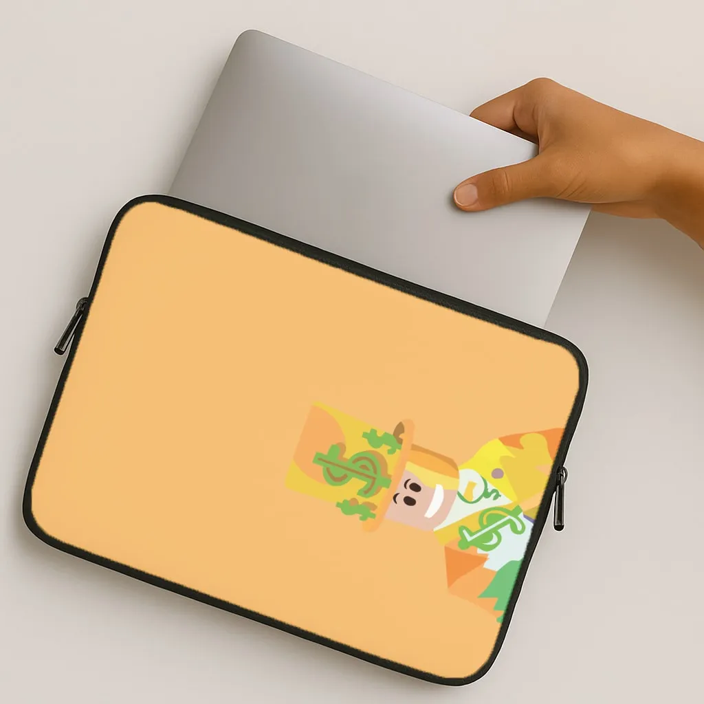 Character Money Laptop Sleeve Minimal Touch