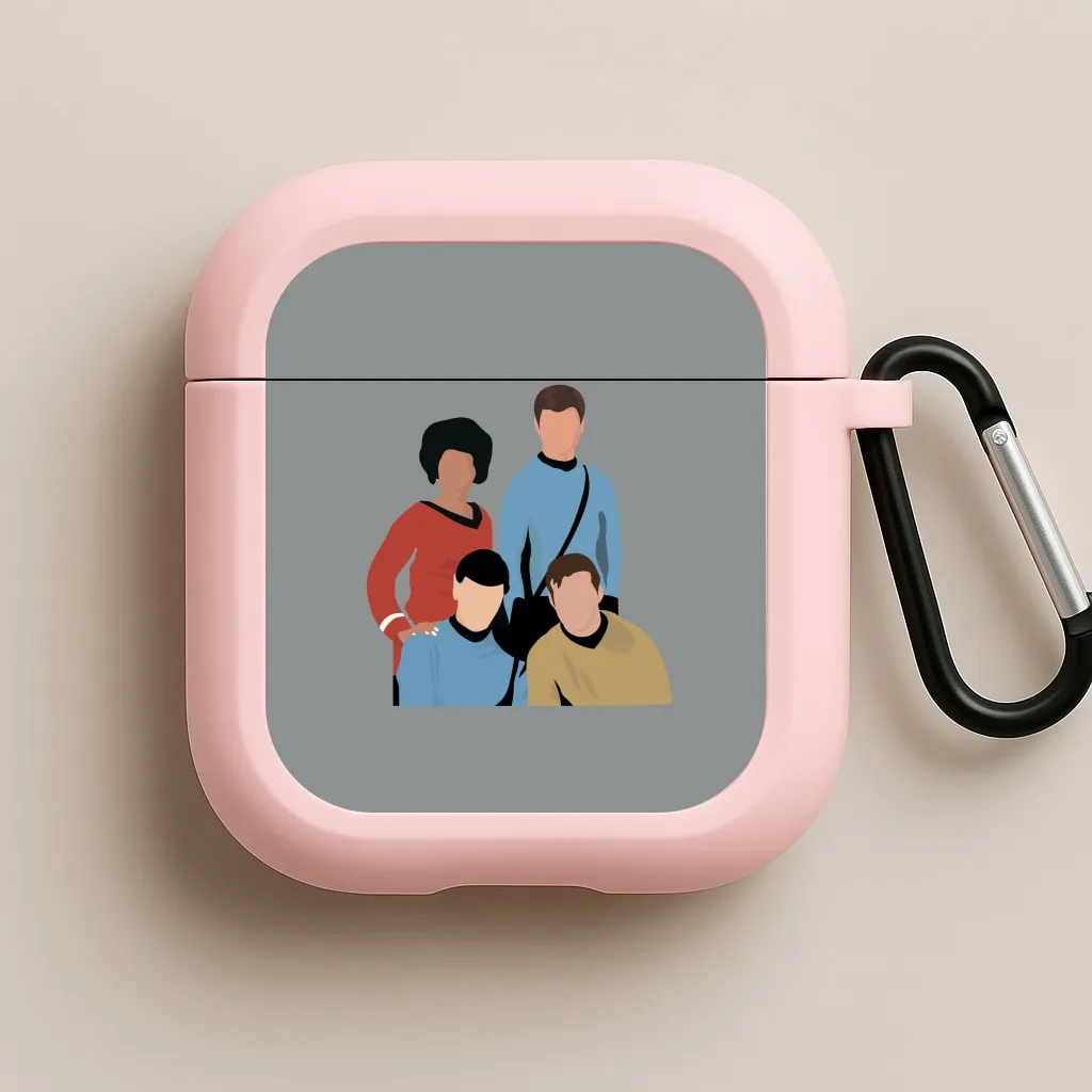 Characters AirPods Case Modern Protective Style soft pastel commuter travel protector