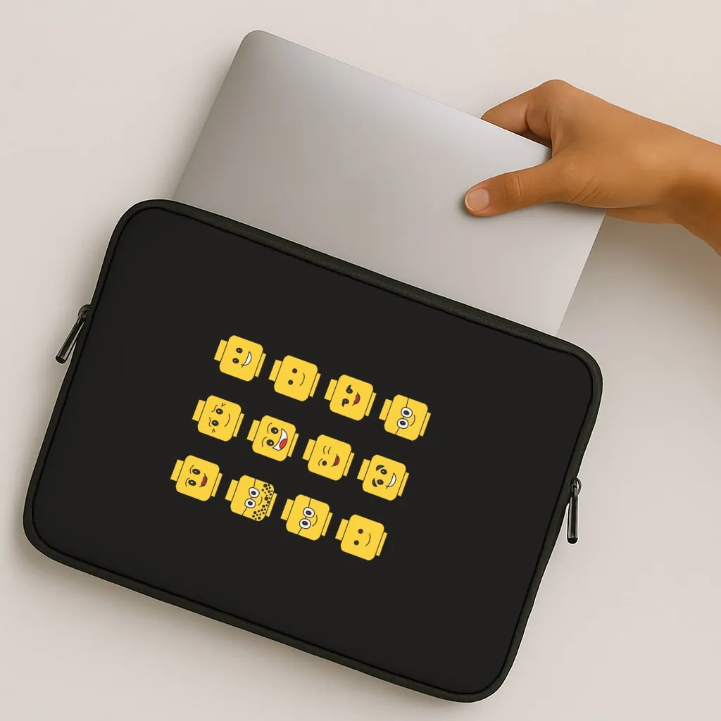 simple design Anti scratch Characters - Bricks Laptop Sleeve