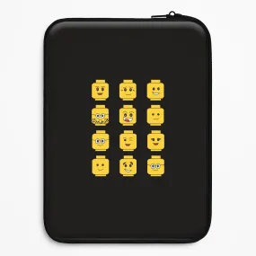 Premium Surface Texture Characters - Bricks Laptop Sleeve