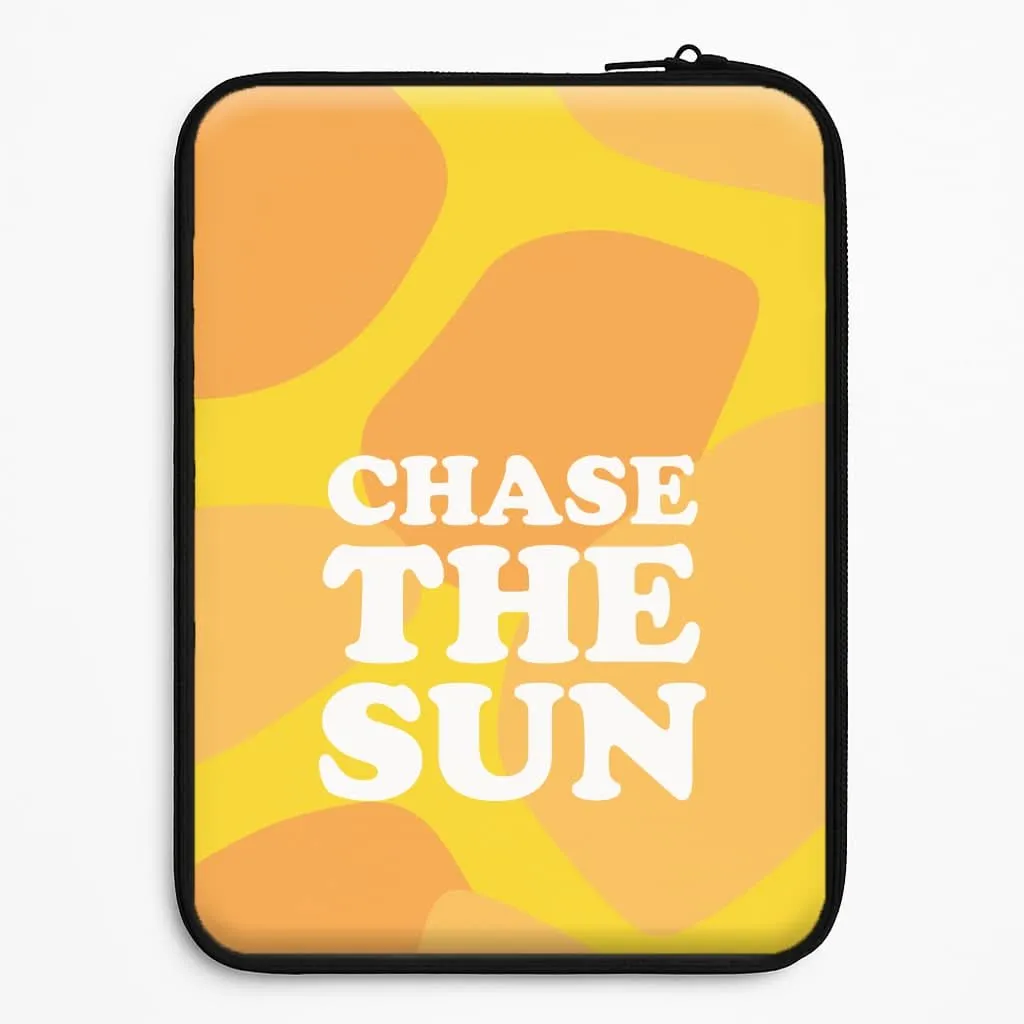 Compact Texture Layer Chase The Sun Laptop Sleeve