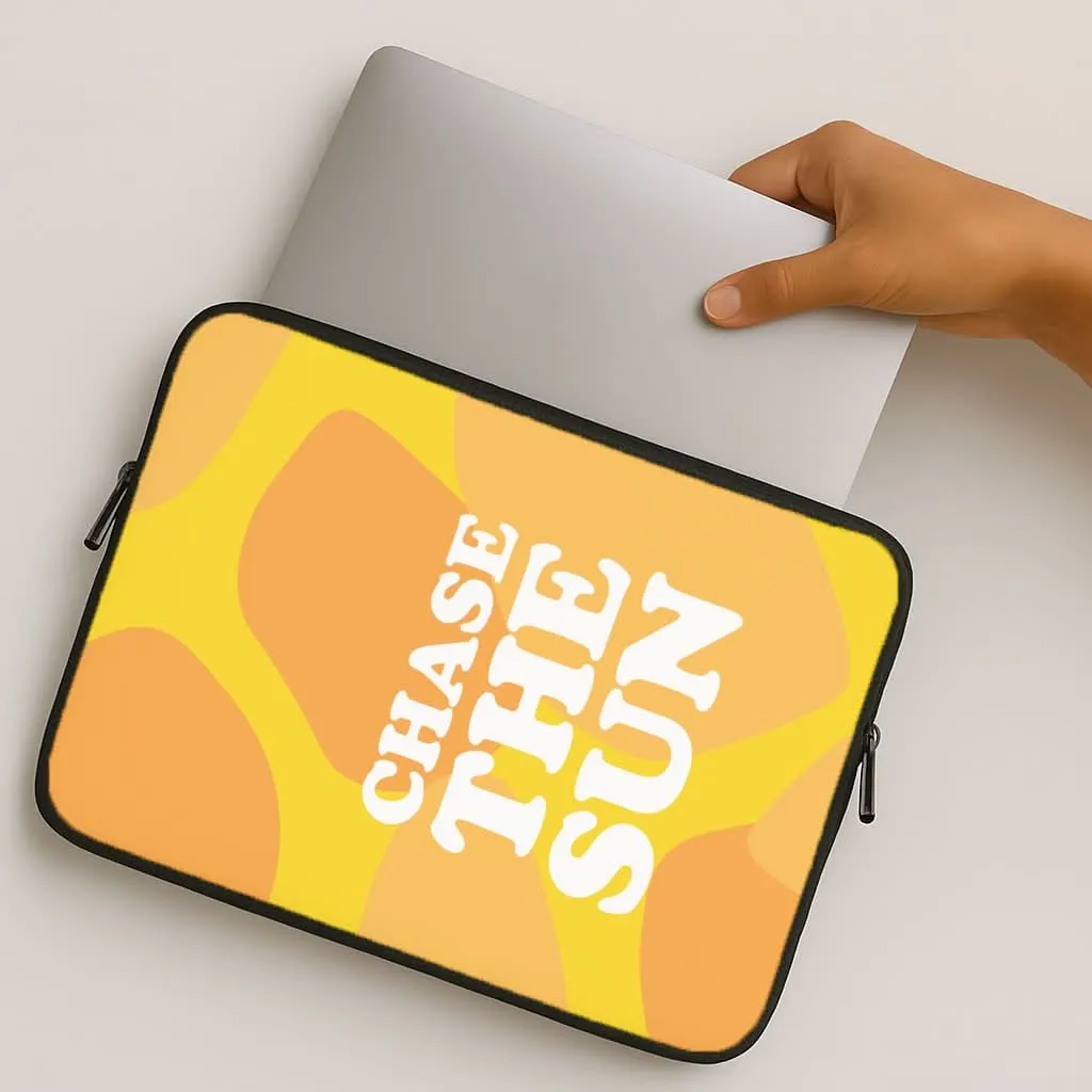 Customizable Option Tough Grip Chase The Sun Laptop Sleeve
