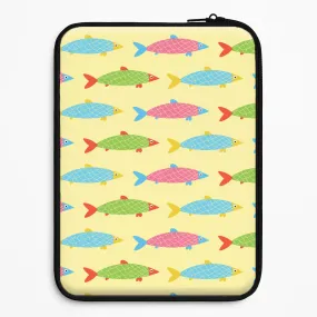 Modern feature Colourful Cartoon Fish Pattern Laptop Sleeve
