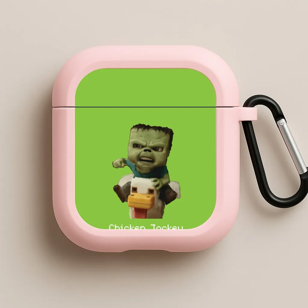 Chicken Jockey  AirPods Case Minimalist Everyday Bag eco conscious accessory
