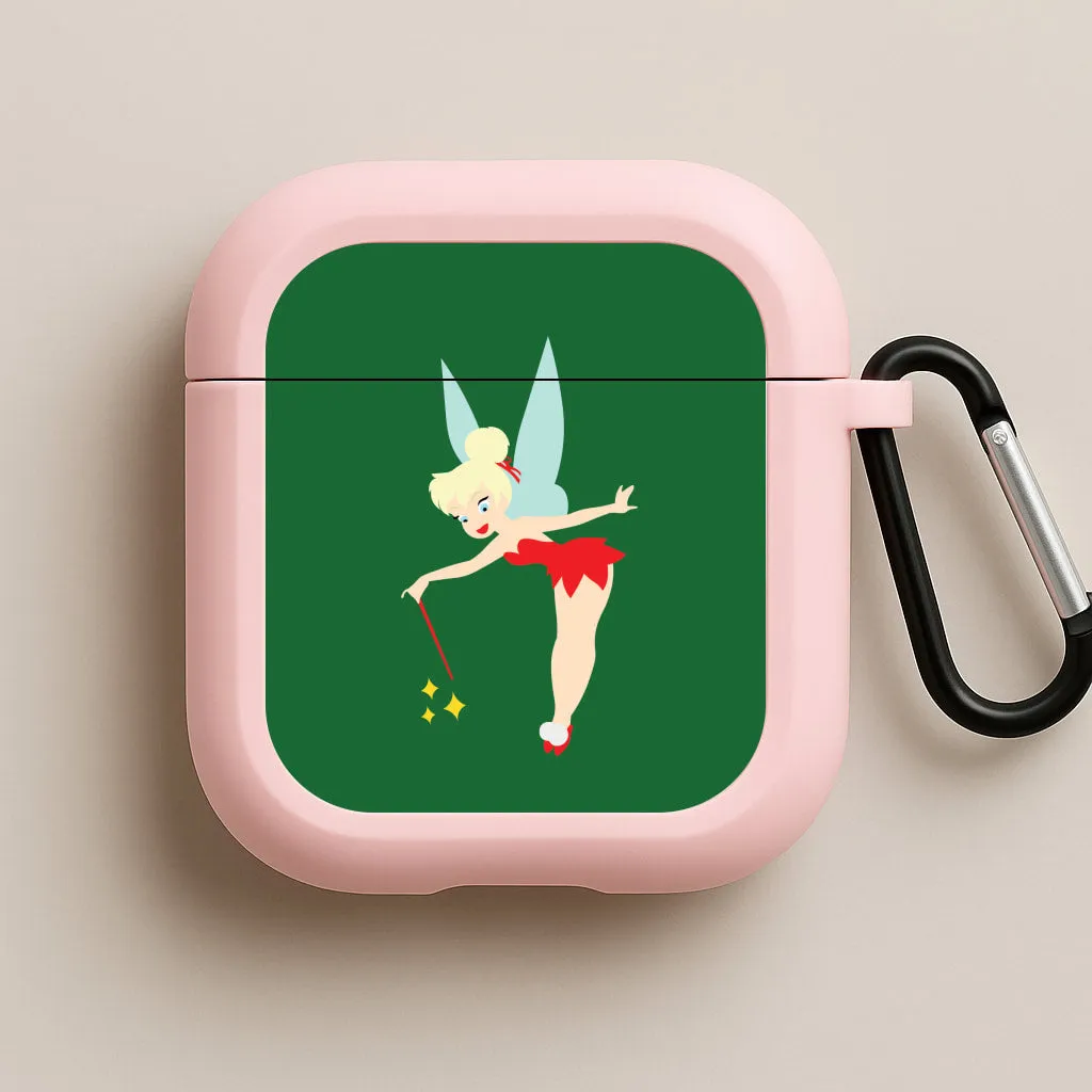 Christmas Tinkerbell AirPods Case Modern Silicone Organizer