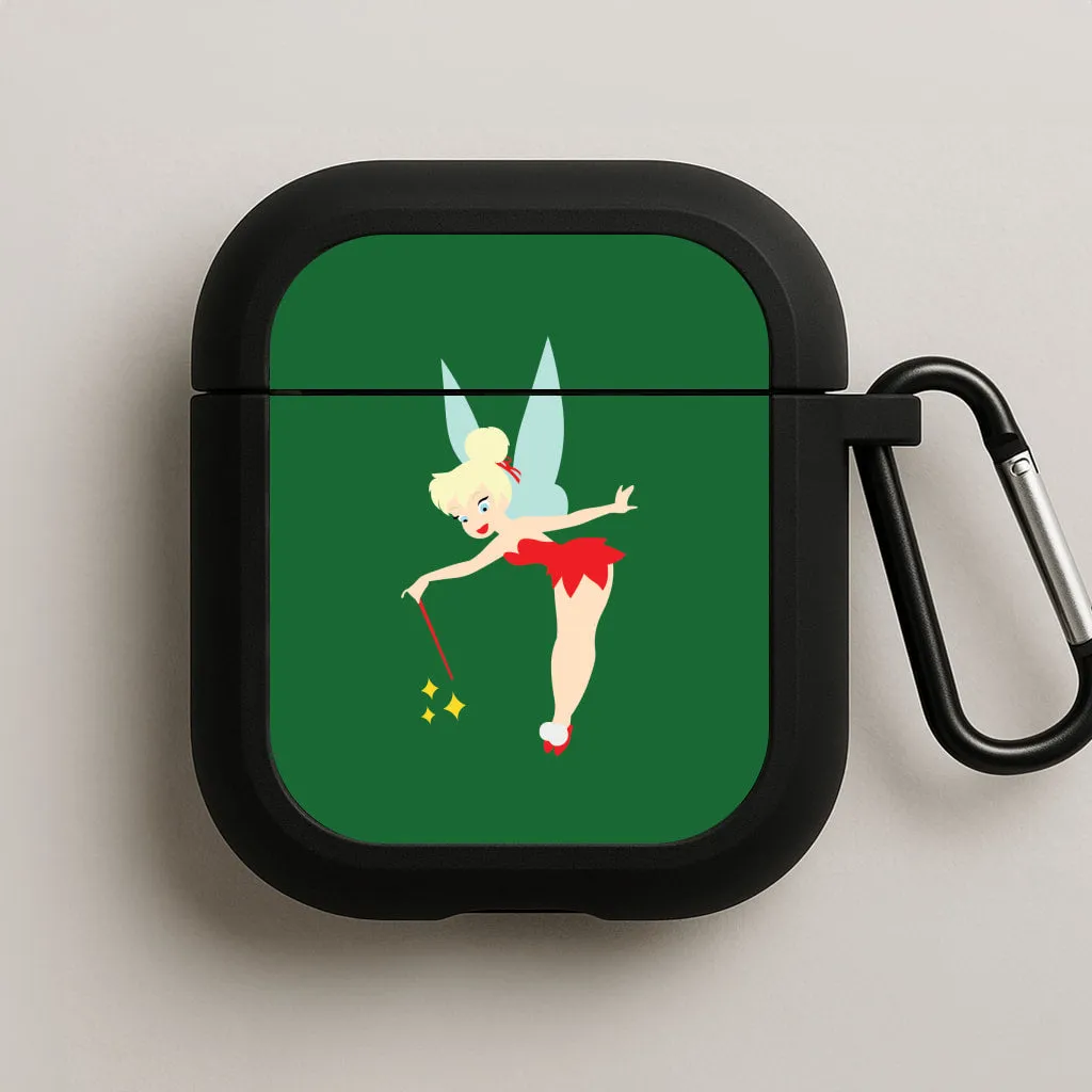 Christmas Tinkerbell AirPods Case custom limited edition case Soft Silicone Organizer