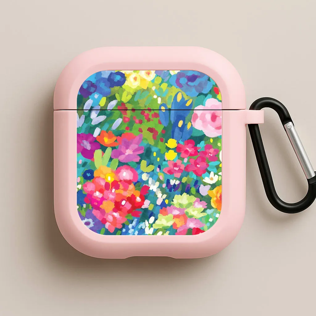 Colourful Floral Pattern AirPods Case stylish airpods protection
