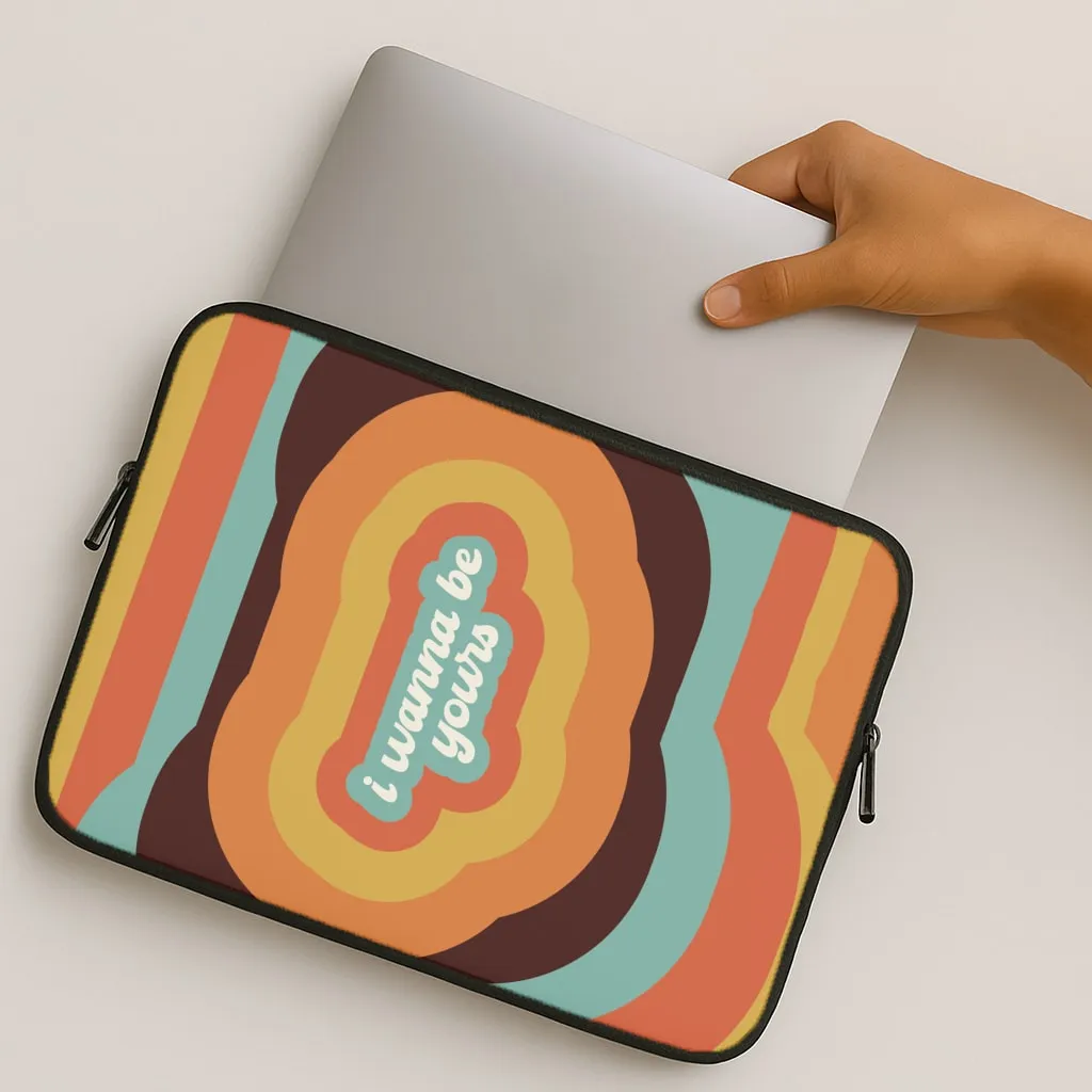 Daily Essential Classic Style I Wanna Be Yours Laptop Sleeve