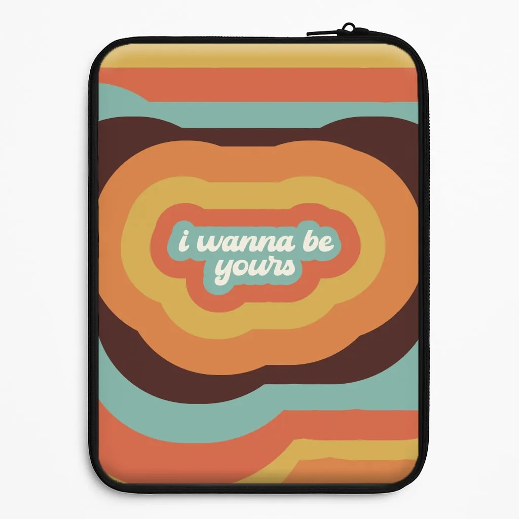 Durable Build Texture I Wanna Be Yours Laptop Sleeve