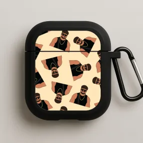 Ibiza Final Boss Pattern AirPods Case Travel Light Organizer