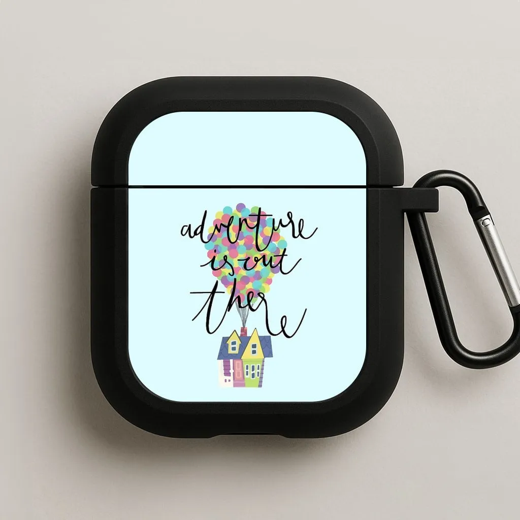 anti fingerprint surface slim sleek airpods case Adventure Is Out There AirPods Case