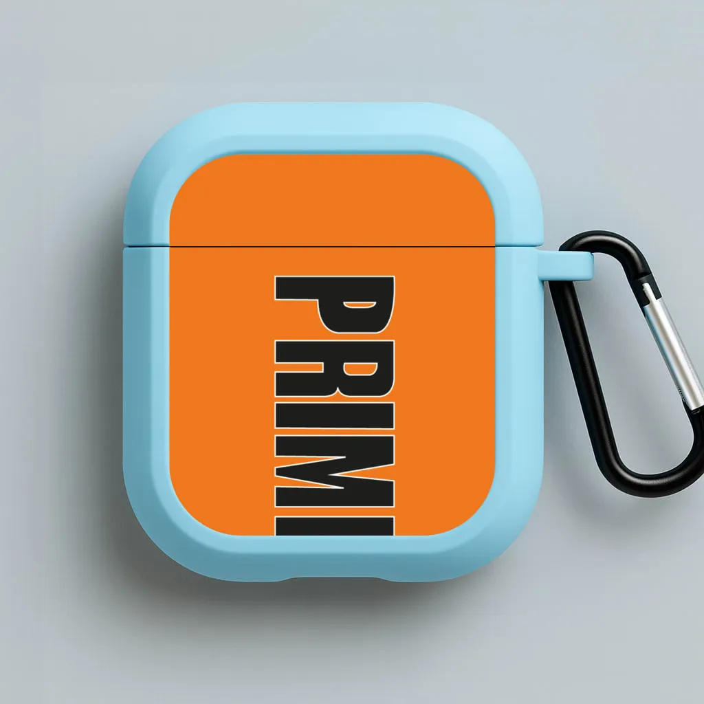 Portable Gadget Cover outdoor airpods protection Prime - Orange AirPods Case