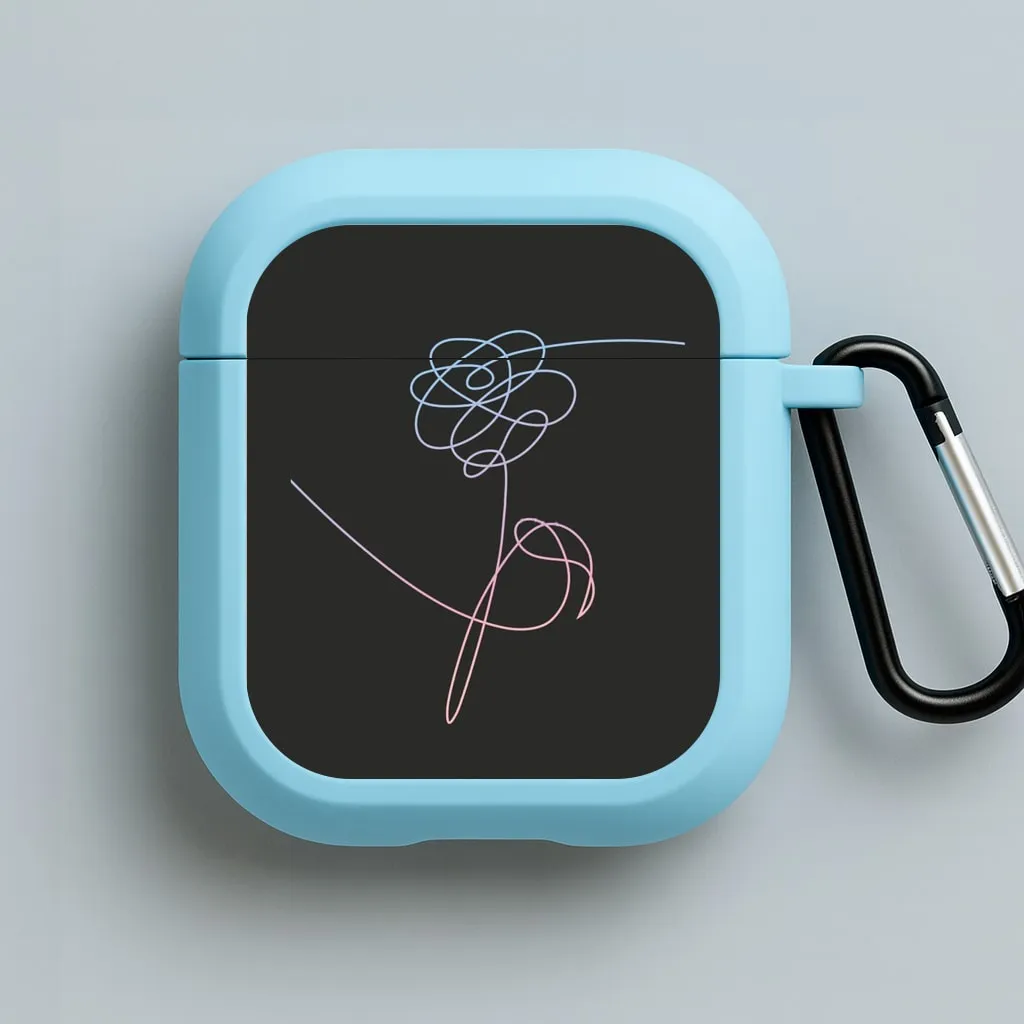 Love Yourself Flower - K Pop AirPods Case sport fashion accessory Compact Smooth Cover