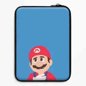 Worried Mario Laptop Sleeve Compact Feel