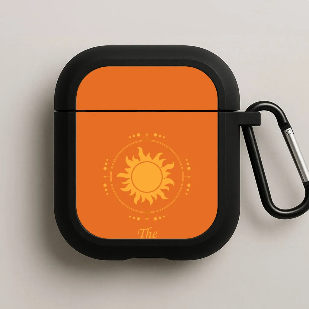 The Sun Orange AirPods Case Soft Travel Shell vivid pastel commuter leather airpods shell