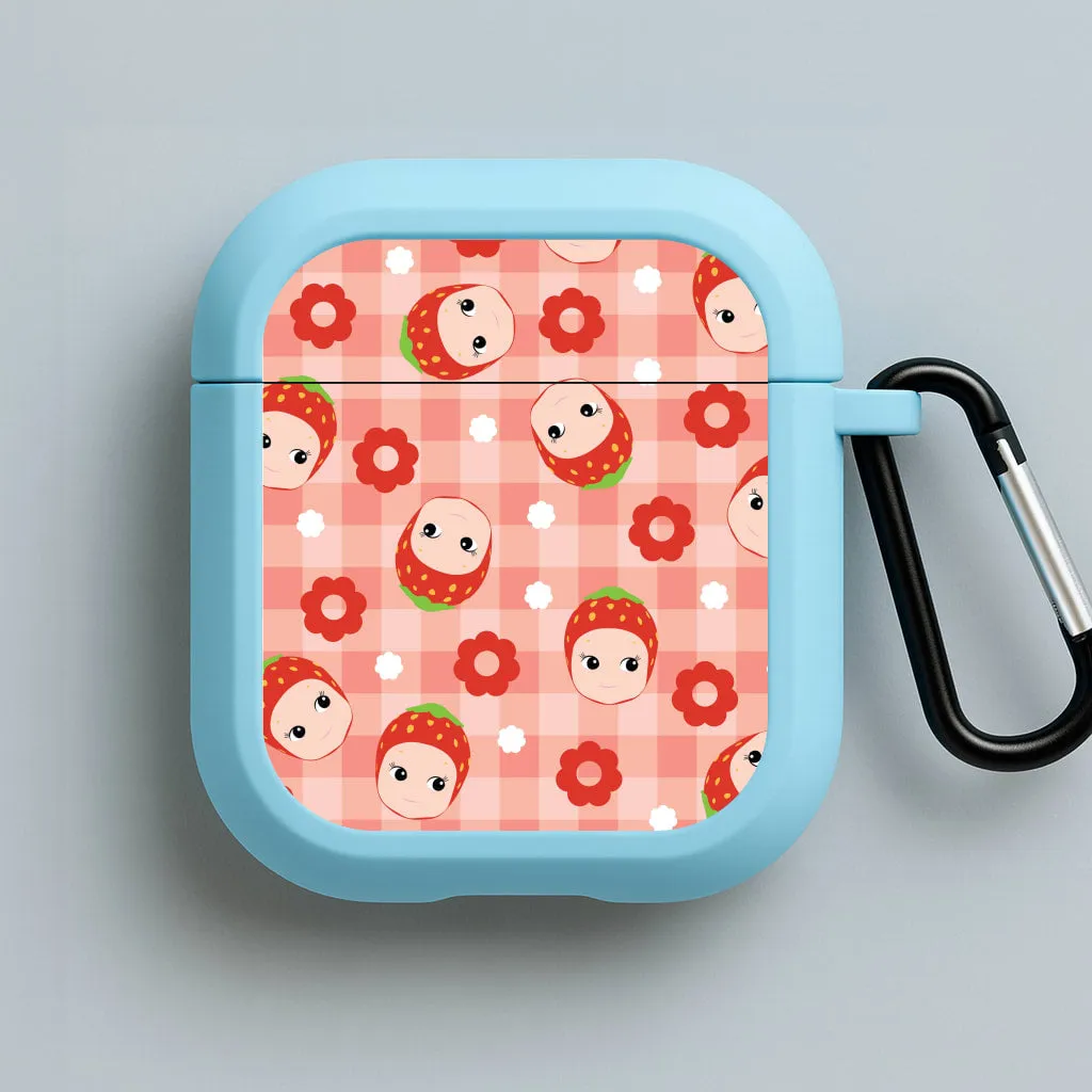 eco vegan protector Strawberry Angel Pattern AirPods Case