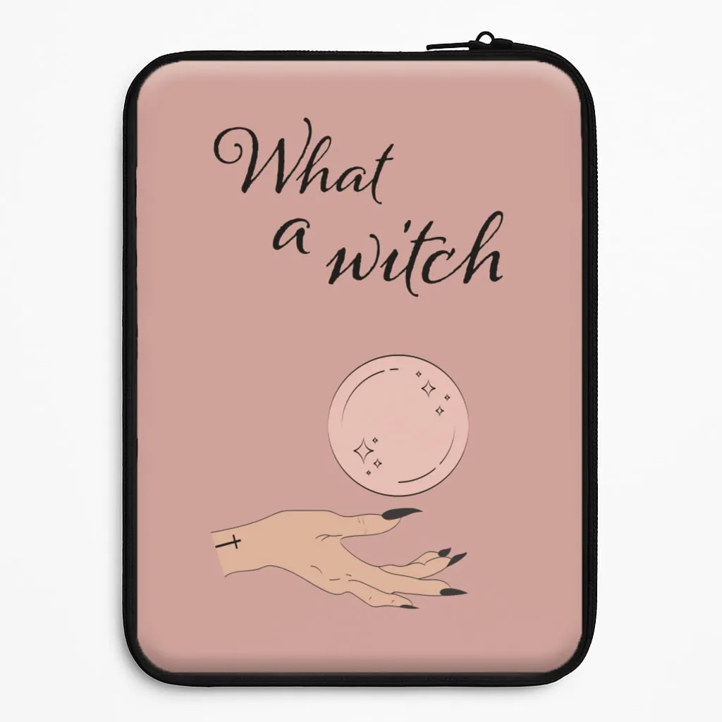 What A Witch - Halloween Laptop Sleeve Magnetic Mount