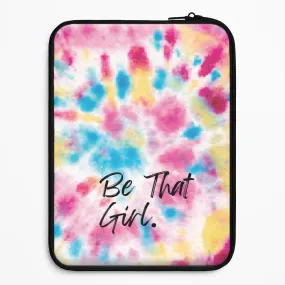 Tie Die Be That Girl Laptop Sleeve Elegant Accent Premium Craft