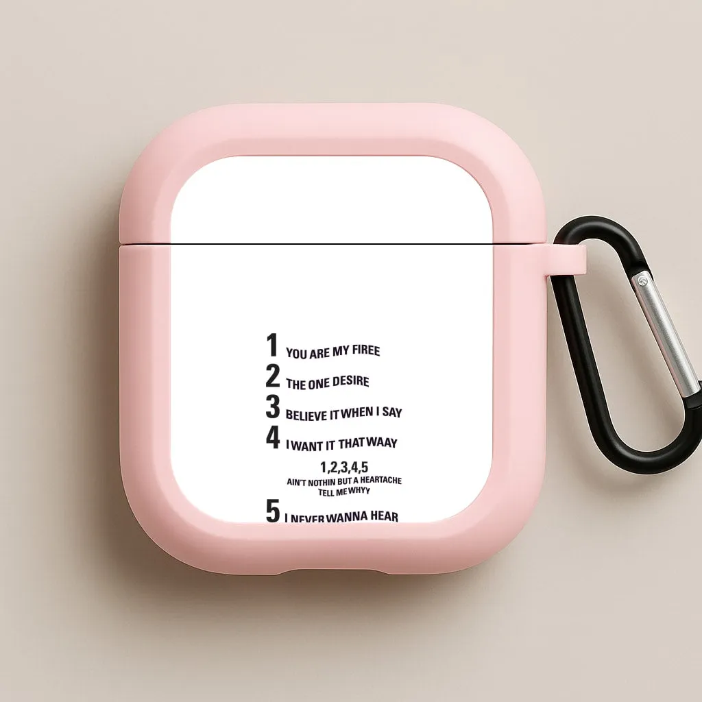 I Want It That Way - B99 AirPods Case Minimalist Travel Organizer Minimalist Design Shell