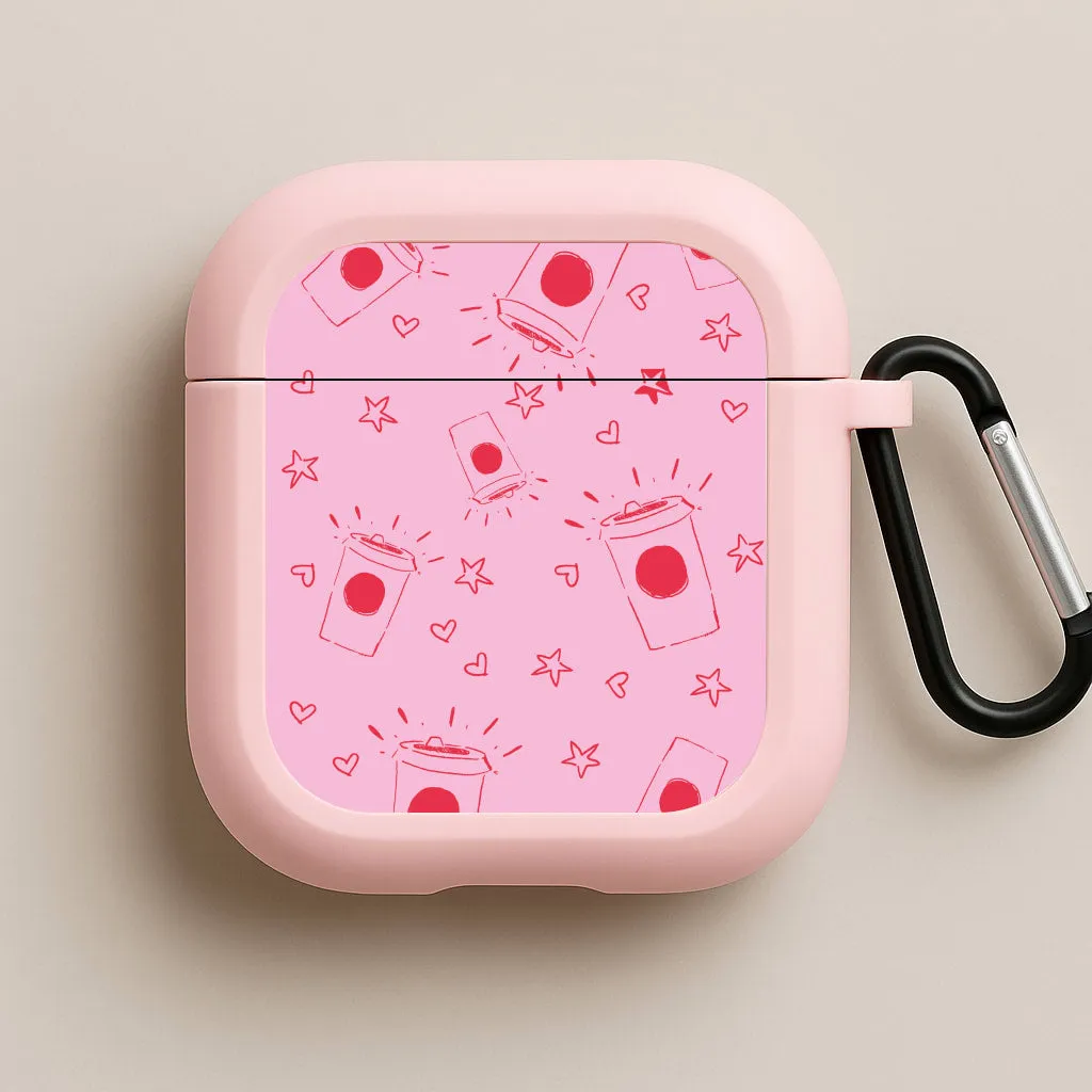 Creative Smooth Shell fashion lightweight commuter gradient shell Coffee Pattern - Chamberlain AirPods Case