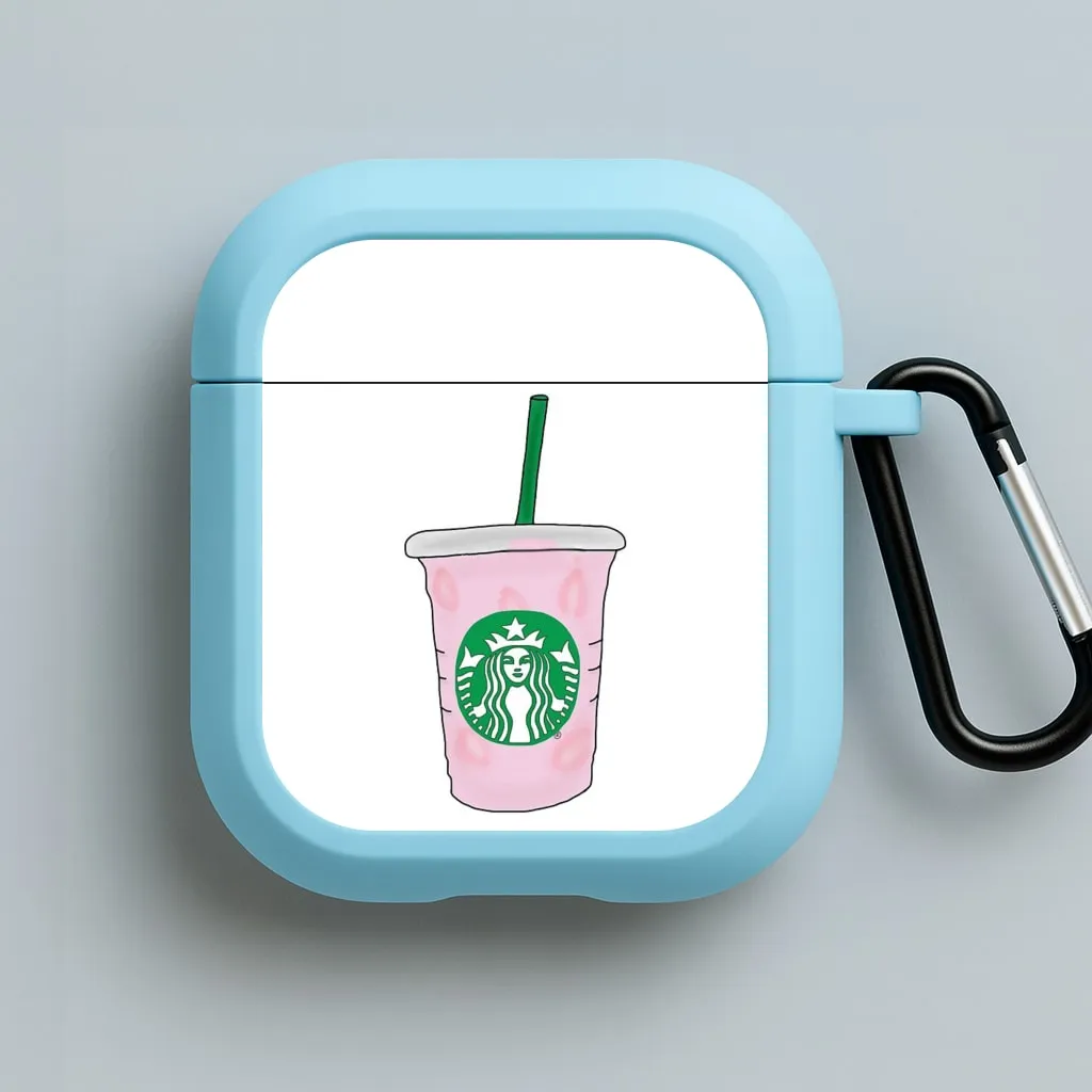 slim airpods protector Coffee Pinkity Drinkity - James Charles AirPods Case