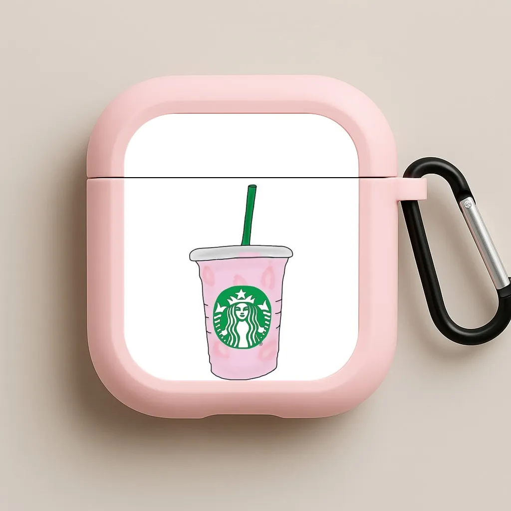 Coffee Pinkity Drinkity - James Charles AirPods Case matte anti dust coating