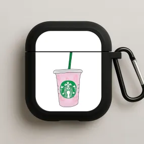 Coffee Pinkity Drinkity - James Charles AirPods Case leather airpods protector