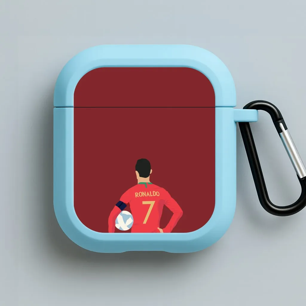 Ronaldo - Football AirPods Case Modern Compact Organizer sleek portable airpods shell
