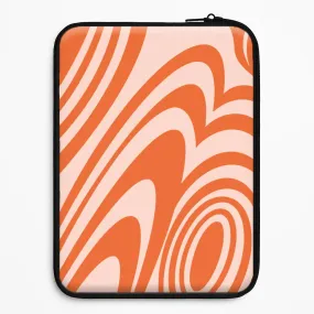 Colourful Abstract Pattern I Laptop Sleeve Marble finish Compact Edge