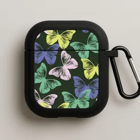 Colourful Butterfly Stamps Pattern AirPods Case Soft Portable Shell Portable Smooth Shell