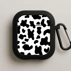 Modern Carry Clip anti collision soft silicone protector Cow - Animal Patterns AirPods Case