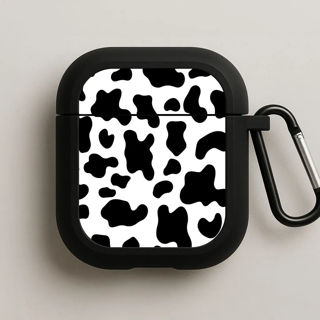 Cow - Animal Patterns AirPods Case vintage silicone airpods cover stylish modern design