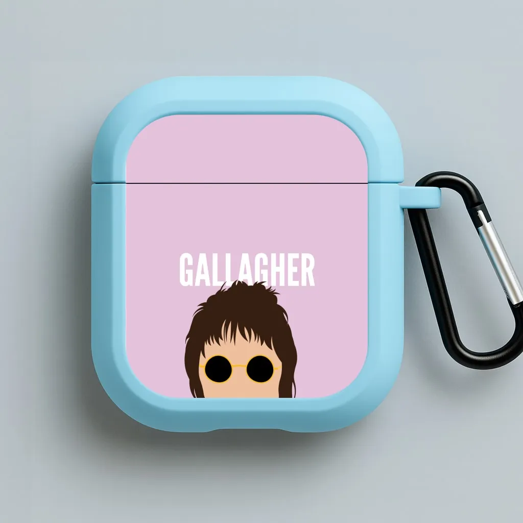 customized airpods shell daily commute protective case Rock Band Member Purple AirPods Case