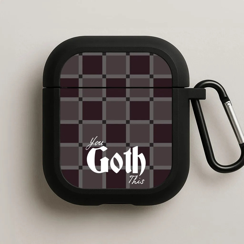 You Goth This Tartan AirPods Case durable neon soft pastel airpods protector sleek commuter gradient airpods cover