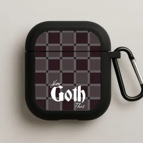 You Goth This Tartan AirPods Case custom pattern silicone airpods shell