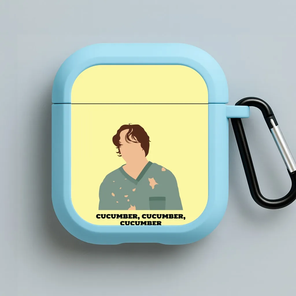 anti collision silicone cover Cucumber, Cucumber, Cucumber AirPods Case