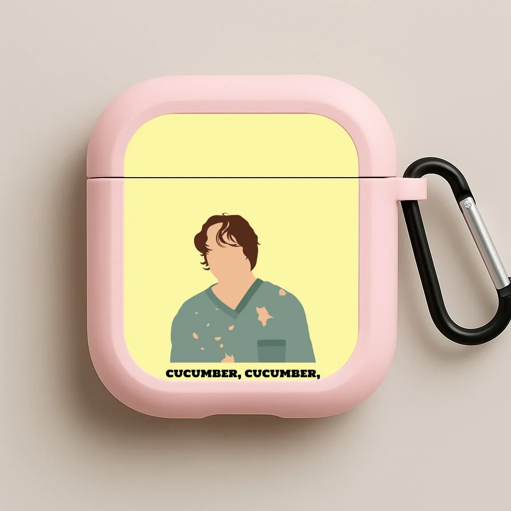 Minimalist Tech Pouch Cucumber, Cucumber, Cucumber AirPods Case